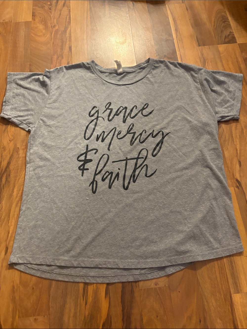 Grace Mercy & Faith Graphic Tee - Women's Short Sleeve